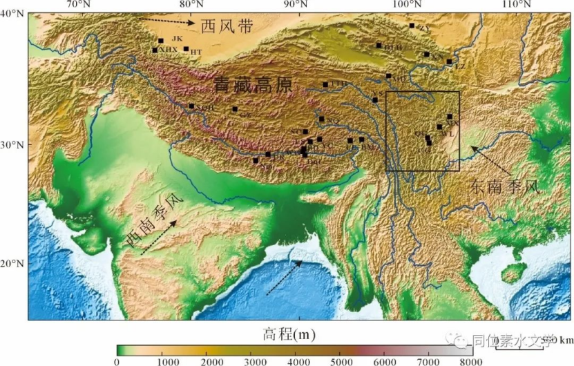 【熱點Focus】李捷、龐忠和《中國科學(xué)》：青藏高原降水同位素高程梯度